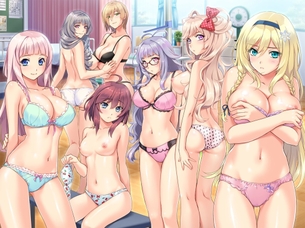 【2次】よりどりみどりな美少女 ハーレム 二次エロ画像 その5【ハーレム】