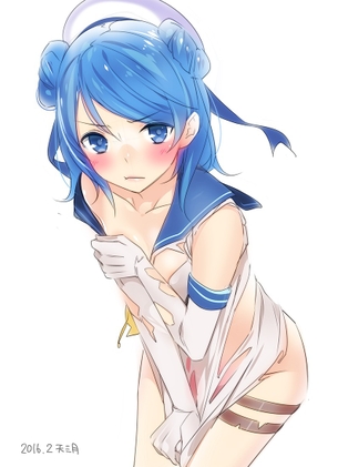【2次】おっぱいを手で隠しちゃってる女の子の二次エロ画像 その25【 手ブラ 】