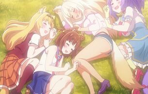 アニメ『ネコぱら』猫耳のエロい女の子たちのエロいお尻やおっぱいなど！1月放送開始