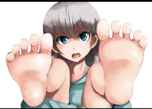 2次元 女の子の足裏をぺろぺろしたくなるエロ画像 38枚