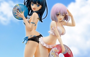 『SSSS.GRIDMAN』六花とアカネのエロいおっぱいやお尻のエロい水着姿のフィギュア！