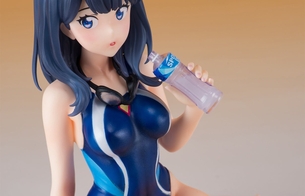 『SSSS.GRIDMAN』宝多六花エロいムチムチ太ももとおっぱいの競泳水着のエロフィギュア！