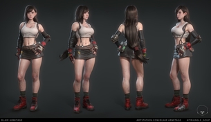 FF7リメイクでティファのおっぱいが小さくなった理由がファミ通のインタビューで判明！