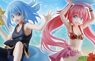 『転生したらスライムだった件』一番くじで女の子たちのエロい見えそうな水着姿のフィギュア