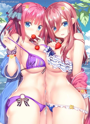 【五等分の花嫁】中野さん家の五姉妹 の萌え＆エロ画像♪ ⑤
