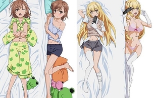 『とある科学の超電磁砲』御坂美琴と食蜂操祈のエロい下着姿などの抱きまくら！
