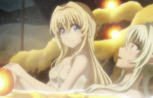 アニメ『ゴブリンスレイヤー』新作エピソードのPVで女の子たちのエロい温泉入浴シーン！