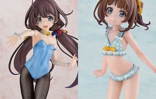 『りゅうおうのおしごと！』女子小学生・雛鶴あいのエロい水着姿とバニー姿のエロフィギュア