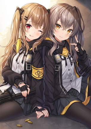 【ドールズフロントライン】「みんなこれからは家族だ！」UMP9&UMP45 の萌え＆エロ画像☆ ①【少女前線】