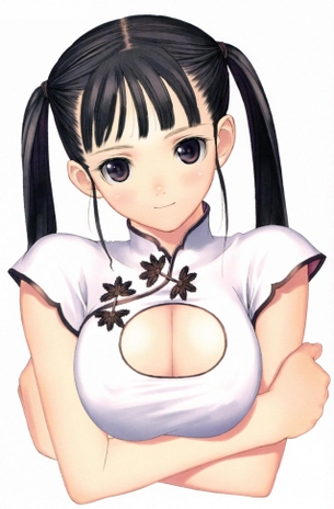 スリットからのぞく真っ白な太ももたまらん、二次元チャイナドレス美少女のエロカワ画像まとめ。 vol.2