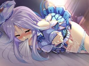 【自慰】かわいい女の子が一人で気持ちよくなってる二次元オナニー画像まとめ。 vol.27