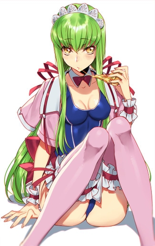 【2次】 緑色の髪 をした女の子の二次エロ画像 その17【緑髪】
