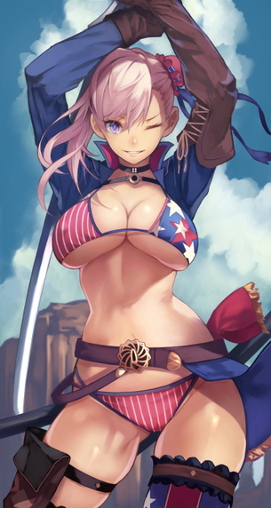 【二次】スレンダー巨乳とかいう神エロ体型www【画像】