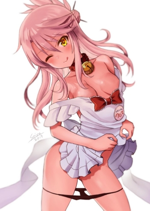 【2次】裸エプロンの女の子のエロ画像その2